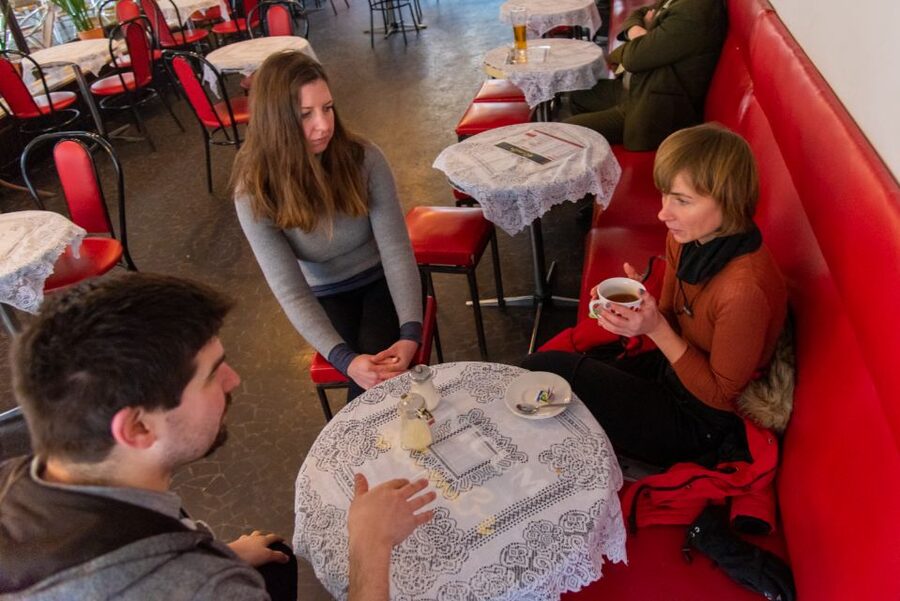 Budapest: 3-Hour Walking Tour About Communism (Small Group) - A drink at a retro café that feels stuck since the early years of the era