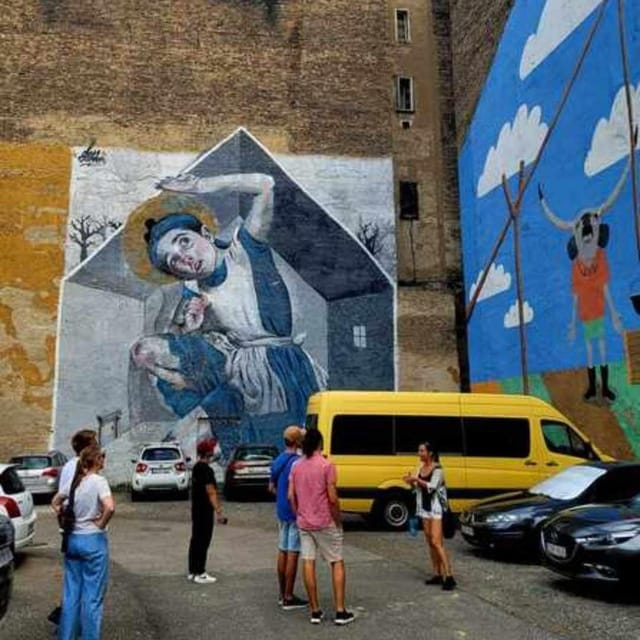 Budapest: Alternative Street Art & Jewish Tour - The street art route: from local artists to Színes Város
