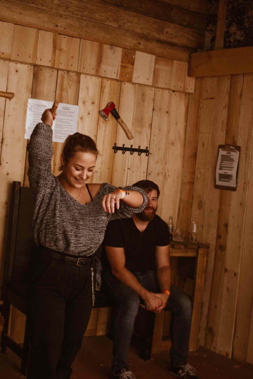 Budapest: Axe Throwing Experience - The Instructor Coaching That Makes It Click