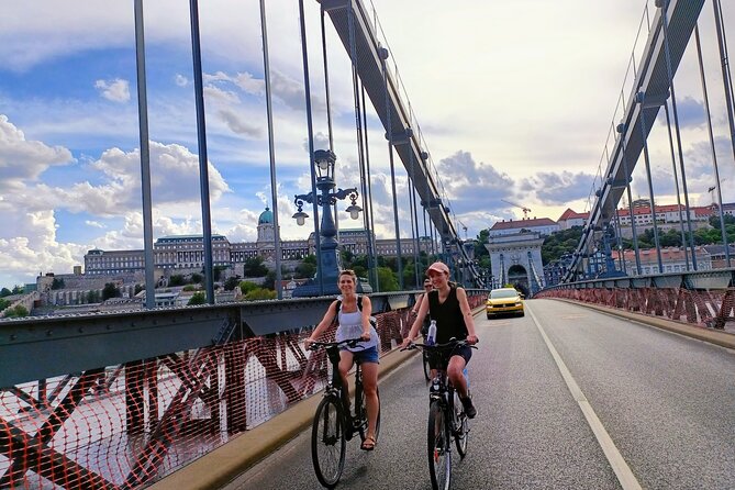 Budapest Bike Tour with Hungarian Goulash - Szabadság tér, Parliament, and Chain Bridge Panoramas