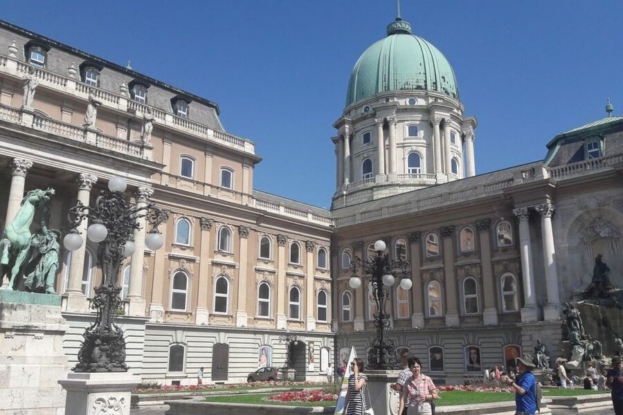 Budapest: Buda Castle District Walking Tour - The other side of the castle: medieval walls and Buda Hills views