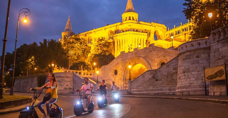 Budapest: Buda Castle E-Scooter Evening Tour - The 10-minute safety briefing that makes first-timers comfortable