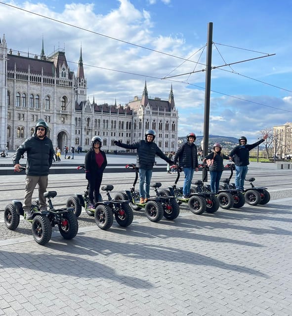 Budapest: Buda Highlights Guided Tour on Electric EZRaider - The ride options: standing, sitting, and tandem with kids