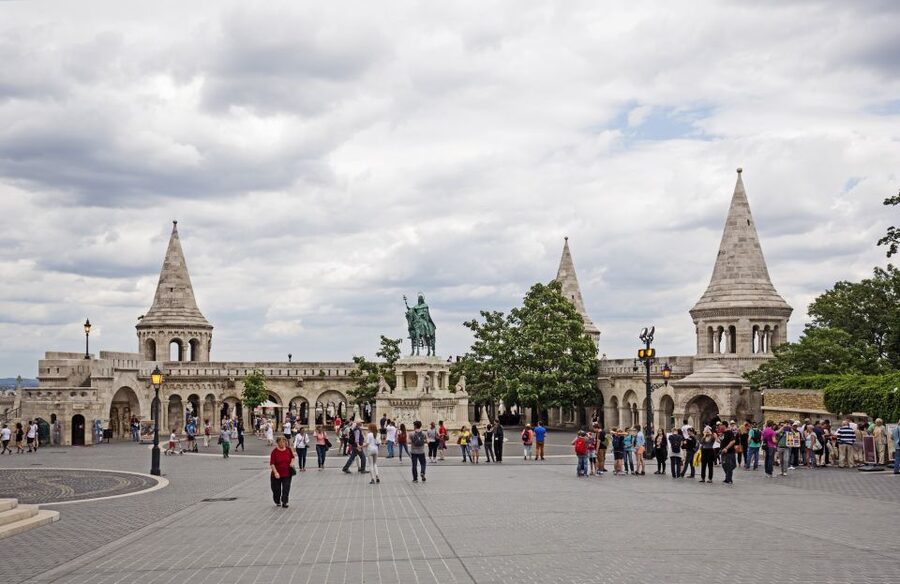 Budapest: Castle District Walk with Matthias Church Entry - The Walk Up the Hill: Gateways, Towers, Palaces, and Courtyards