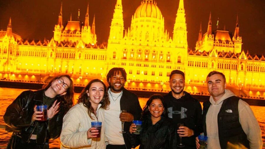 Budapest: Danube Beat Party Cruise with Drink Packages - The Danube Beat route, what each stop looks like at night