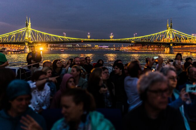 Budapest Danube River Sightseeing Night Cruise with Drink - The Route in the Dark: Buda Castle, Bridges, Parliament, Chain Bridge, Margaret Island