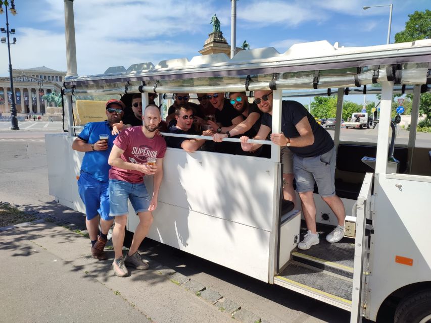 Budapest: eBeerBus Sightseeing Tour - Electric beer bus vibes, not a stuffy city lecture