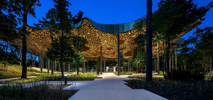 Budapest: Guided Tour of the House of Music, Hungary - City Park Location, a Building You Notice First