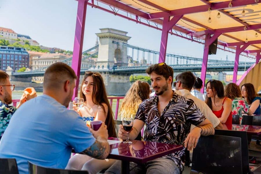 Budapest: Happy Hour Sightseeing Cruise - The Phone Audio Guide Works Best With Earphones