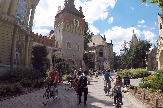 Budapest Highlights Bike Tour with a local guide - Szabadság tér and the Parliament Building photo-and-story connection