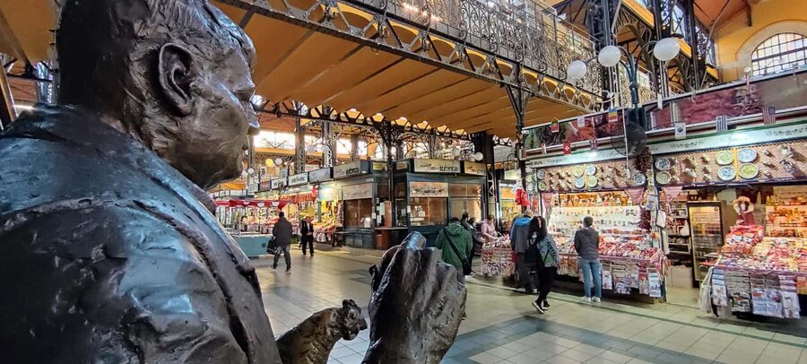 Budapest: Hungarian Cuisine in the Market Hall (german) - Meeting at Csarnok tér 1, With a Clear Plan for 85 Minutes
