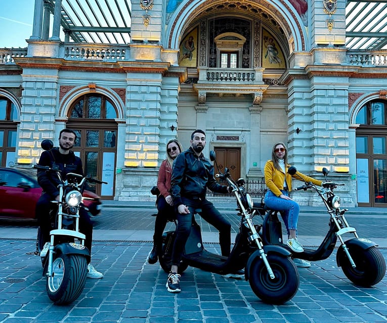 Budapest: Monster Bike Roller Guided City Tour - Hungarian Parliament Building and the Danube memorial moments