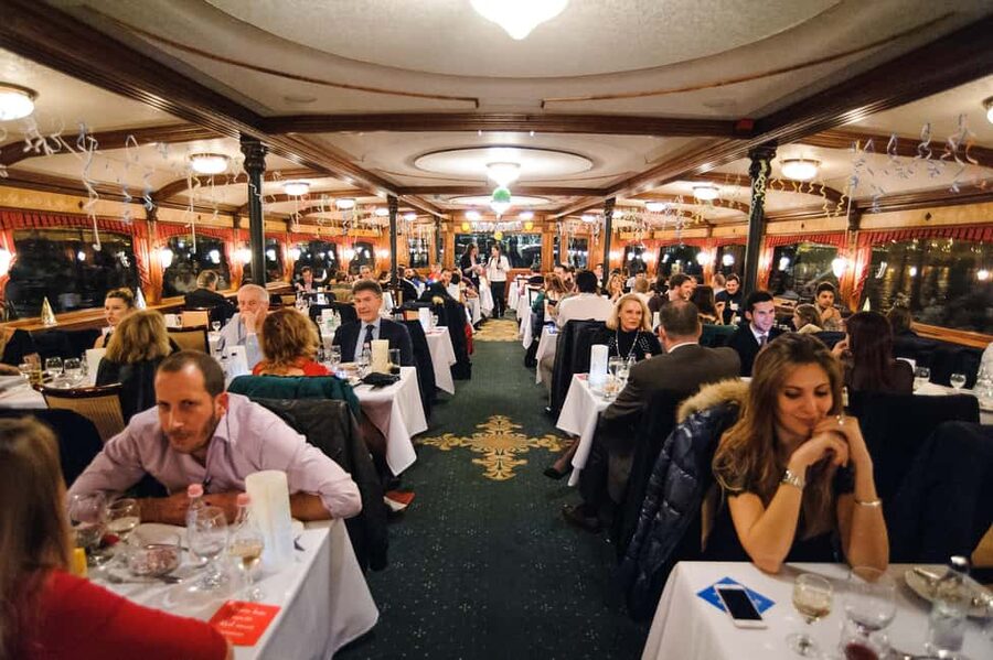 Budapest: New Year's Eve Party Cruise with Food & Live Show - Midnight on the Danube: buffet bites plus mulled wine and toast energy