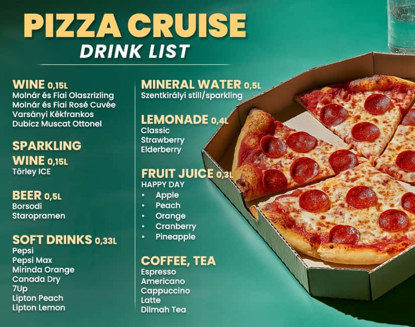 Budapest: Pizza Cruise - Stop by Stop: What You See as You Glide the Danube