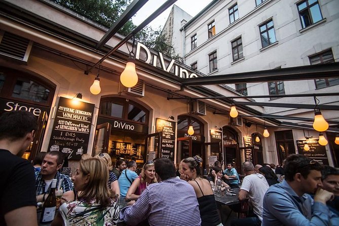 Budapest Private Tuk Tuk Tour with Wine Tasting and Cheese Platter - DiVino wine bar: Hungarian wines by the glass, with cheese included