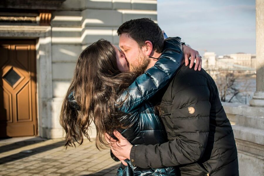 Budapest: Proposal Photos at enchanting Fisherman's Bastion - Who This Proposal Session Fits Best