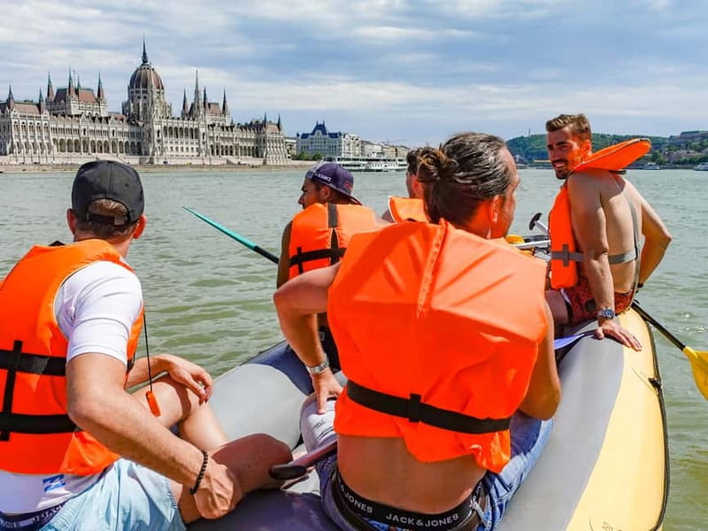 Budapest Rafting - Sunset Cruise - Why the raft feels safe: built for white-water stability