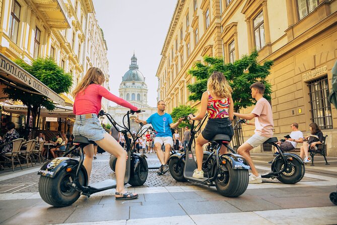 Budapest Small-Group Guided Tour on MonsteRoller e-Scooter - Parliament outside stops and the photo spot across the river
