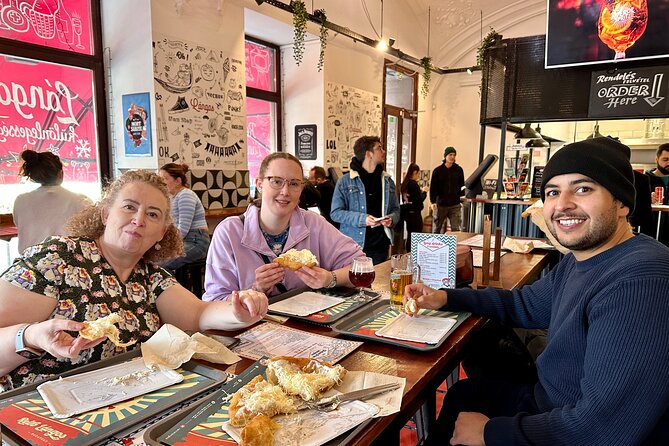 Budapest Street Food Tour with Local Snacks, Dessert and Beer - What You’ll Taste: Langos, Sausage, Chimney Cake, Strudel, and a Sweet Finale