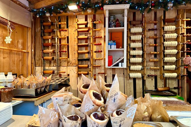 Budapest Wonderland - A Christmas Market Tour with Chimney Cake & Mulled Wine - Vörösmarty Square Christmas Market, where your last tastings make sense