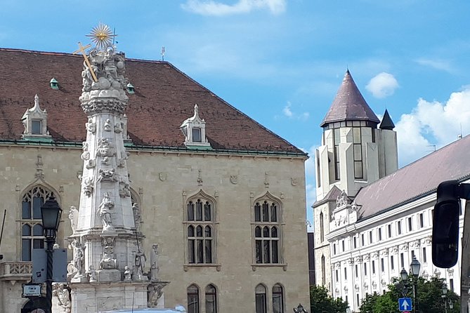 Castle district walk with legends - Stop 2: Church of Our Lady of Buda Castle, outside details and ancient forms