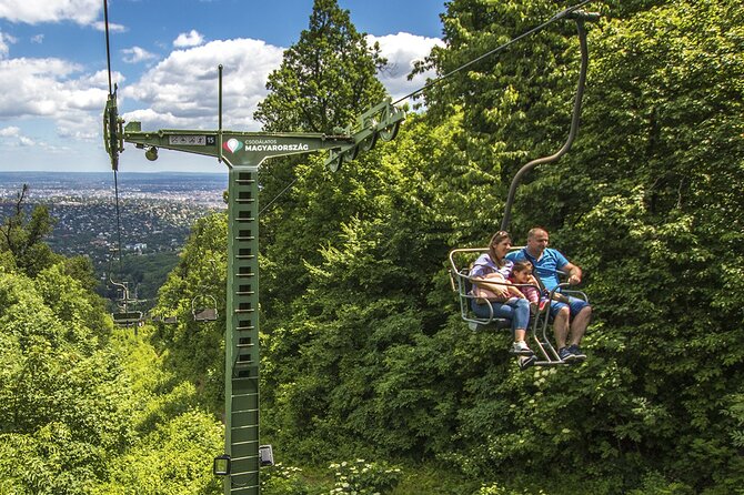 Hiking + Chairlift ride + viewpoints in Budapest - Tündér-szikla: the Rock of Fairies viewpoint