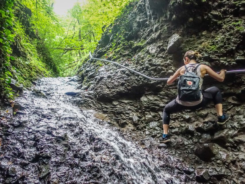 One Day Wonder Hike - The Essence of the Danube Bend - Ram Gorge Waterfall Climb, 30-Meter Formations and Ladders