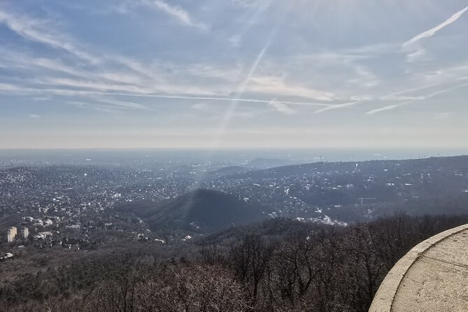 Private Budapest Adventure E-bike Tour to Buda Hills - Elizabeth Lookout at János-hegy: the 75 to 80 km view moment
