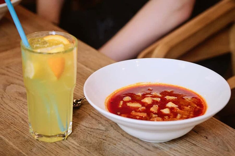 Tipsy Guided Food Tour with Drinks Included in Budapest - Street-food moment in District 7: soup and Lángos while you learn the vibe