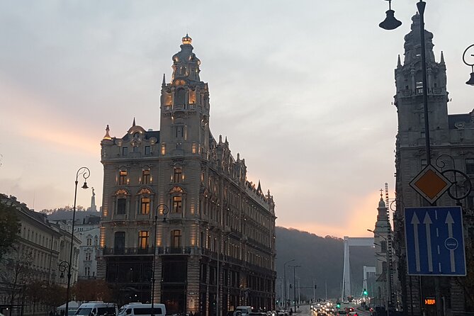 Welcome to Budapest Evening Walk - District V Inner City Stops: Streets, Cafés, and Architecture Clues
